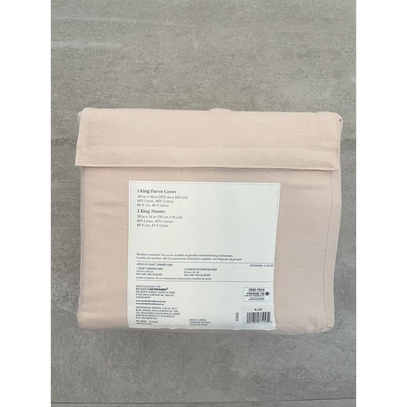 Nestwell Bedding Nestwell Washed Linen Cotton 3 Piece King Duvet